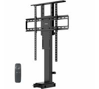 VIVO Supporto per TV motorizzato per schermi da 37 a 65 pollici, supporto per televisione verticale con telecomando, staffa per montaggio TV compatta, MOUNT-E-UP65A