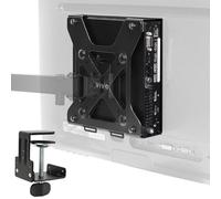 VIVO Supporto VESA per monitor Dell OptiPlex Micro CPU, supporto per computer con braccio per monitor, supporto per schermo nascosto con opzione morsetto da tavolo, nero, montaggio-DLMM1