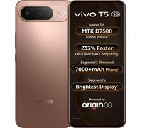 vivo T5 5G | 256 GB | 12 GB RAM | Royal Bronze MediaTek Dimensity 7500 Turbo