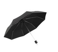 Vivo Technologies Mini ombrello pieghevole con coperchio, manico nero, baldacchino da 96 cm, antivento e impermeabile, poliestere resistente, telaio rinforzato, asciugatura rapida, per viaggi e uso