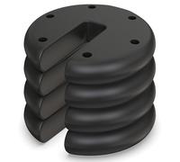 Vivo Technologies Set di 4 gazebi rotondi per tenda da campeggio, eventi all'aperto, bancarelle, peso totale 9,4 kg