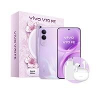 VIVO V70 FE Special Pack, Buds Air3 + 90W Flash Charger, 512 GB, Purple