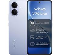 vivo V70 Lite 5G Smartphone, 6GB+6GB Extended RAM 256GB, Dimensity 7360-Turbo Chip, 6.77" 120Hz AMOLED, 50MP, 6500mAh Battery, 90W Fast Flash Charge, IP65, NFC, Black/Pink