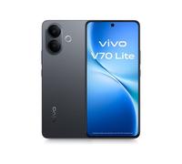 vivo V70 Lite 5G Smartphone, 6GB+6GB Extended RAM 256GB, Dimensity 7360-Turbo Chip, 6.77" 120Hz AMOLED, 50MP, 6500mAh Battery, 90W Fast Flash Charge, IP65, NFC, Black/Pink