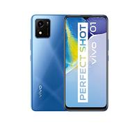 VIVO Y01 Smartphone, Batteria da 5.000 mAh, 6.51 pollici Halo FullView, Fotocamera posteriore da 13 MP, Riconoscimento facciale, Design sottile 3D, Sistema operativo Funtouch OS 11.1, 3+32 GB