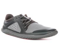 Vivobarefoot Motus Strength Zero Lace Up Mesh Trainer Da Uomo In Nero UK 6 - 11