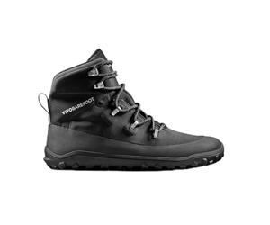 Vivobarefoot Tracker Textile AT - Scarponi da trekking da uomo, impermeabili, leggeri e resistenti alle forature, per tutte le condizioni atmosferiche e terreni, vestibilità larga, ossidiana