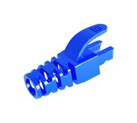VIVOCH 50 Pcs Cat5 Cat5E Cat6 Strain Relief Boot, RJ45 Plug Connector Cover Modular Network Plug Connector Cap Cable Connector Boots, Blue