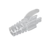 VIVOCH 50 Pcs Cat5 Cat5E Cat6 Strain Relief Boot, RJ45 Plug Connector Cover Modular Network Plug Connector Cap Cable Connector Boots, Transparent