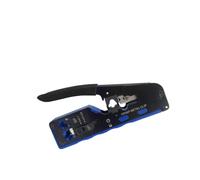 VIVOCH RJ45 Pass Through Crimp Tool, RJ45 Cat5 Cat6 Cat7 Crimping Tool, RJ11 Crimping Tool, Ethernet Network Cable Crimper Stripper, Modular Crimping Equipment Mini Tool Pliers