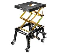 VIVOHOME Sollevatore Idraulico per Moto Fino a 160KG con Azionamento a Pedale Sollevatore a Pantografo per ATV Dirt Bike con 4 Rotelle