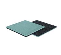 VIVOL - Piastrella protettiva in gomma - resistente ai raggi UV - 50 x 50 cm (turchese, 45 mm di spessore)
