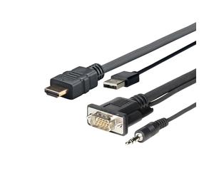 VivoLink Pro Cavo HDMI HDMI - VGA - audio - USB HDMI (M) per USB, HD-15, mini jack stereo 3,5 mm (M) 2 m
