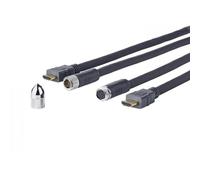 Vivolink PROHDMICW15 cavo HDMI 15 m Nero (PRO HDMI CROSS WALL CABLE - . - Warran
