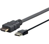VivoLink prohdmiusb5 5 m HDMI USB a Nero Adattatore di cavo video - Adattatori di cavo video, 5 m, HDMI, USB a, Male Connector, Male Connector, Nero)
