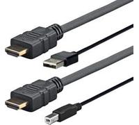 Vivolink PROHDMIUSBAB4 cavo e adattatore video 4 m HDMI + USB Type-A HDMI + USB Type-B Nero (PRO HDMI WITH USB 2.0 A/B 4M - . - NEW