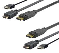 Vivolink PROHDMIUSBDP1 cavo e adattatore video 1 m DisplayPort HDMI + USB Nero (Pro HDMI+USB+DisplayPort 1 - Meter . - Warranty