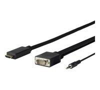 Vivolink PROHDMIVGA5 cavo video e adattatore 5 m HDMI Type A (Standard) VGA (D-Sub) + 3,5 mm Nero - Nouvo