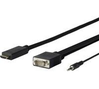 Vivolink PROHDMIVGA5 cavo e adattatore video 5 m HDMI tipo A [Standard] VGA [D-Sub] + 3.5mm Nero (PRO HDMI TO VGA + AUDIO - . - NEW