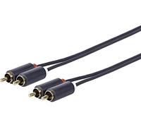 VivoLink PRORCARCA0.5 0.5m 2 x RCA 2 x RCA Nero cavo audio