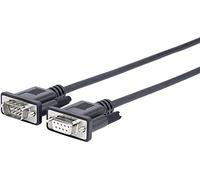VivoLink PRORS5 cavo seriale Nero 5 m RS-232