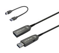 VIVOLINK - Prousb3aaf50 Cavo Usb 50 M Usb 3.2 Gen 1 (3.1 Gen 1) Usb A Nero, Grigio - SPEDIZIONE GRATUITA