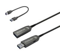 Vivolink PROUSB3AAF50 cavo USB USB 3.2 Gen 1 [3.1 Gen 1] 50 m USB A Nero (USB 3.0, USB-A male, USB-A - female, 50m including US NEW