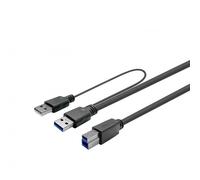 Vivolink PROUSB3AB7C-DUAL cavo USB USB 3.2 Gen 1 [3.1 Gen 1] 7 m USB A USB B Ner