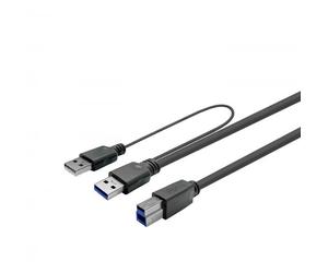 Vivolink PROUSB3AB7C-DUAL cavo USB USB 3.2 Gen 1 [3.1 Gen 1] 7 m USB A USB B Ner