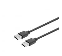 VivoLink PROUSBAA15 cavo USB 15 m 2.0 USB A Nero, Trasparente