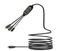 Vivolink PROUSBCHDMIUSB3-7.5 cavo USB (USB-C HUB Cable with USB3.0 & - Charging