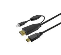 Vivolink PROUSBCHDMIUSBB10 cavo USB 10 m 3.2 Gen 1 [3.1 1] C Nero (Touchscreen Cable 10m Black - Warranty: 144M) [PROUSBCHDMIUSBB10]