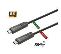 Vivolink PROUSBCMM8OP cavo USB USB 3.2 Gen 2x2 8 m USB C 60 W Nero (USB-C to USB