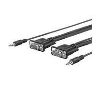 VivoLink provgamcs4.6 4.6 m VGA, D-Sub + 3.5 mm VGA, D-Sub + 3.5 mm Nero Cavo VGA - Cavo VGA, VGA, D-Sub + 3.5 mm, VGA, D-Sub + 3.5 mm, Maschile, Maschile, Diritto, Diritto