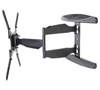 VIVOLINK - Supporto da parete medio con braccio - VESA da 200x200 a 400x400 - Per TV con schermo da 23" - 55" - Portata massima: 50kg - Design sottile - Con barra di bloccaggio antifurto