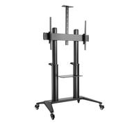 Vivolink VLFS70120 Supporto TV a parete 3,05 m [120] Nero (Mobile Stand Trolley