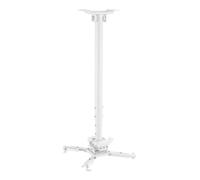 VivoLink Supporto a soffitto per proiettore VLMC350L-W regolabile 74,5-114,5 cm 35 kg Bianco