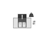 Vivolink FlexiLift Wall Mount 60-90 kg. - Warranty: 60M [VLMW-FLEXI-L]