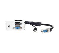 VivoLink WI221270 presa energia HDMI + VGA + 3.5mm Bianco