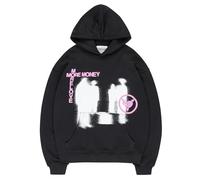 Vivoofchic Felpa Y2K Uomo Donna con Cappuccio, Felpa Streetwear con More Money Stampa Lettera, Giacca Casual a Maniche Lunghe Hoodie per Autunno Inverno