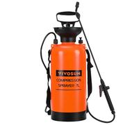 VIVOSUN Nebulizzatore a compressione 7 l, Spruzzatore a Pressione con Pompa, Flacone Spray per Acqua Pressurizzata per Prato e Giardino con Tracolla Regolabile, per Spruzzare Piante