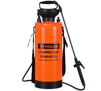VIVOSUN Spruzzatore Nebulizzatore a Pressione 8 Litri con Cinghia Spalla Regolab