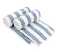VIVOTE Asciugamani da Bagno in Microfibra Ultra Morbido Asciugamano Piccolo Bagno Super Assorbenti Ideale per Hair Spa Sport e Viaggi 38x76cm 2 Confezioni Blu