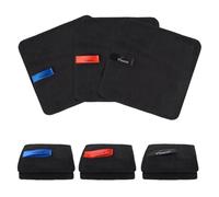 VIVOTE Strofinacci in microfibra, colore nero, super assorbenti e spessi, per la casa, in microfibra, per la pulizia della cucina, multiuso 20 cm x 20 cm, 9 pezzi