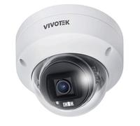 VIVOTEK FD9380-HV-V2 Telecamera di sicurezza a cupola fissa da esterno da 5 MP, serie C, obiettivo da 2,8 mm, Smart IR, IK10, bianco