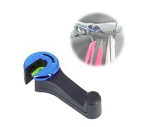 ViWaVee 2 in 1 Gancio Posteriore per Seggiolini Auto con Supporto per Cellulare, Gancio Posteriore a 360° per Seggiolini Auto, Borsa, Organizer per Sedile Posteriore (Blu 1 Pacco).