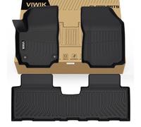 VIWIK Tappetini per auto adatti per Chevrolet Equinox/per GMC Terrain 2018-2024, tappetini auto in gomma TPE per tutte le condizioni atmosferiche, tappetini personalizzati per Chevy Equinox/per GMC