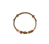 Viwind Braccialetto tibetano portafortuna da donna, braccialetto intrecciato Qiankun Bagua in stile buddista, regolabile, con corda rossa, Kleine, Nylon, Nessuna pietra preziosa