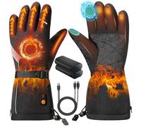 VIWKO Guanti Riscaldabili Donna Uomo, Guanti Riscaldati Ricaricabili con 7.4V 6000MAh Batteria, GuantiRiscaldanti Moto USB Invernali Impermeabile Touchscreen per Sci, Caccia, Escursionismo