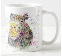 Vixar Capybara - Tazza colorata con roditori e animali domestici, per compleanno, lavoro, ufficio, Natale, tè, caffè (bianco)